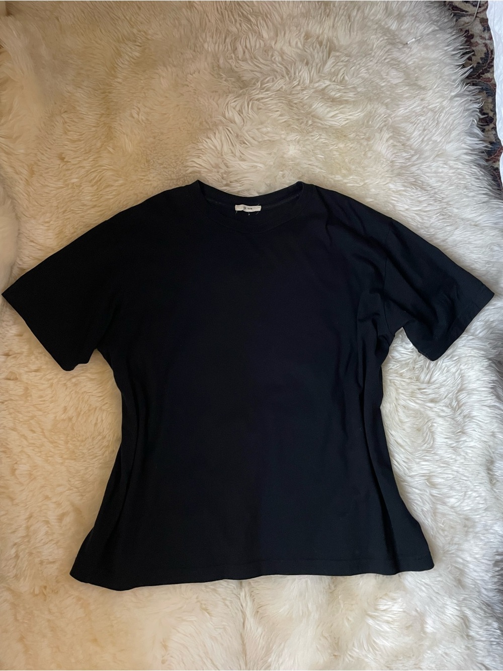 Authentic The Row Cotton Cashmere men’s black t shirt